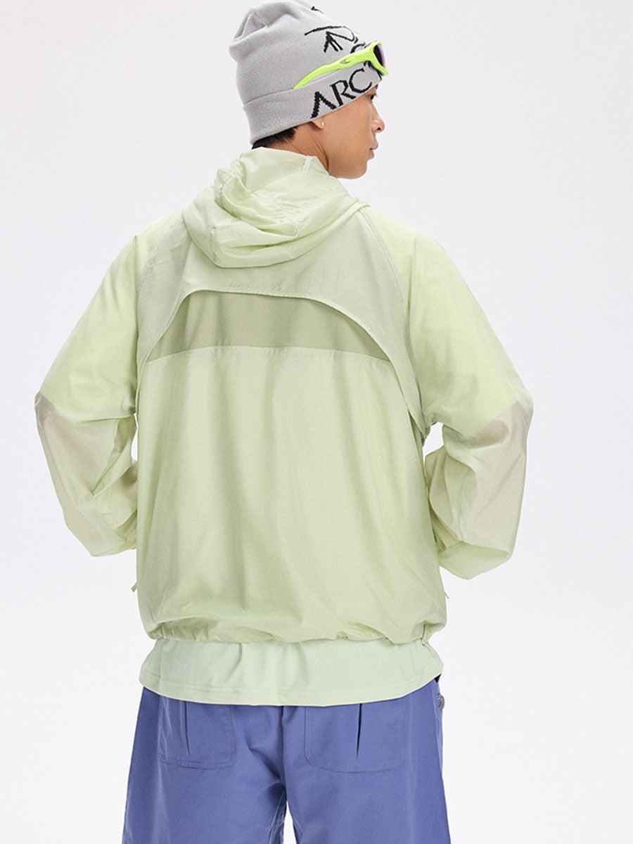 Lightweight Cooling Hooded Jacket with UV Protection