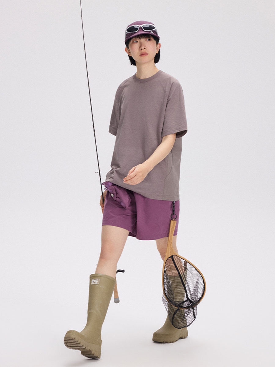 Lightweight Mesh Panel Quick-Dry T-Shirt