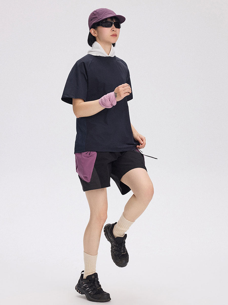 Lightweight Mesh Panel Quick-Dry T-Shirt