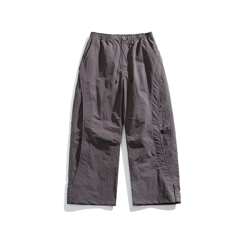 Solid Color Outdoor Loose-Fit Casual Pants