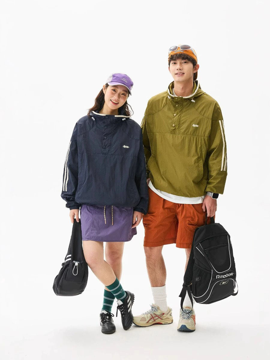 Colorblock Lightweight Hooded Sun Protection Jacket