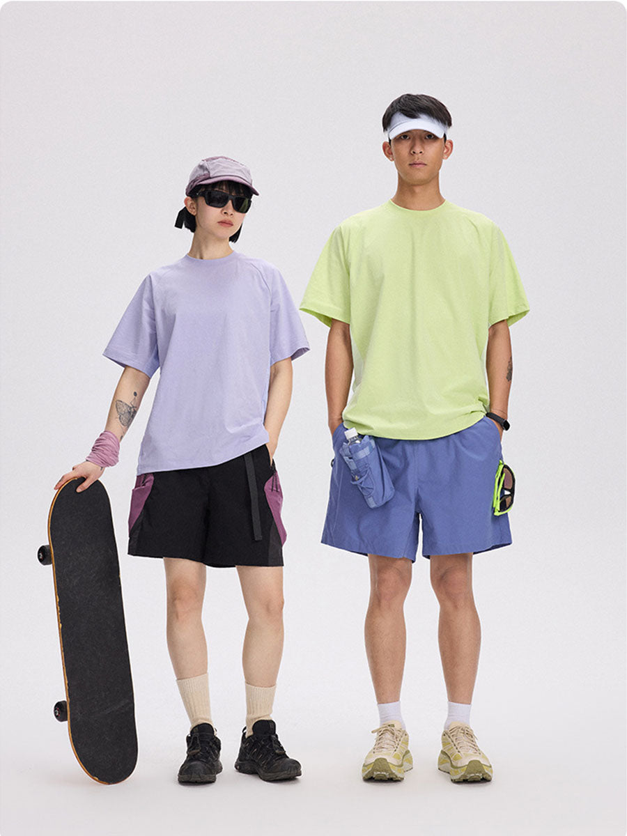 Lightweight Mesh Panel Quick-Dry T-Shirt