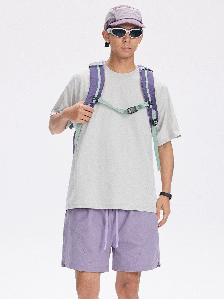 Lightweight Mesh Panel Quick-Dry T-Shirt
