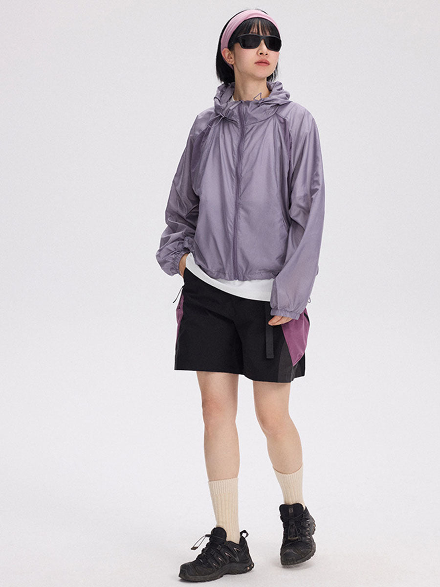 Lightweight Cooling Hooded Jacket with UV Protection
