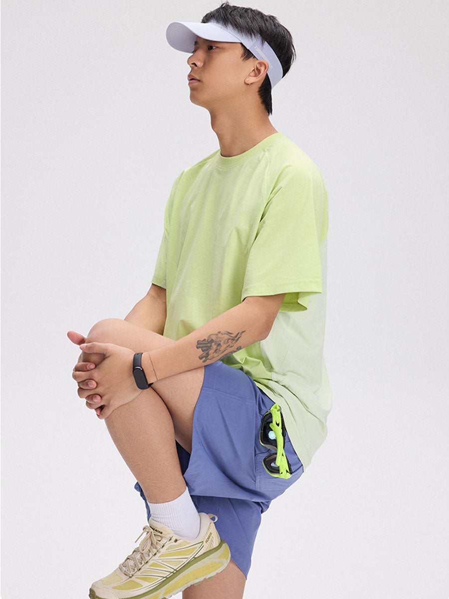 Lightweight Mesh Panel Quick-Dry T-Shirt