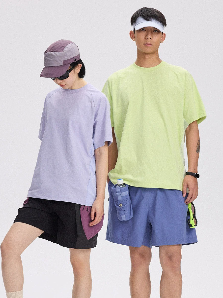 Lightweight Mesh Panel Quick-Dry T-Shirt