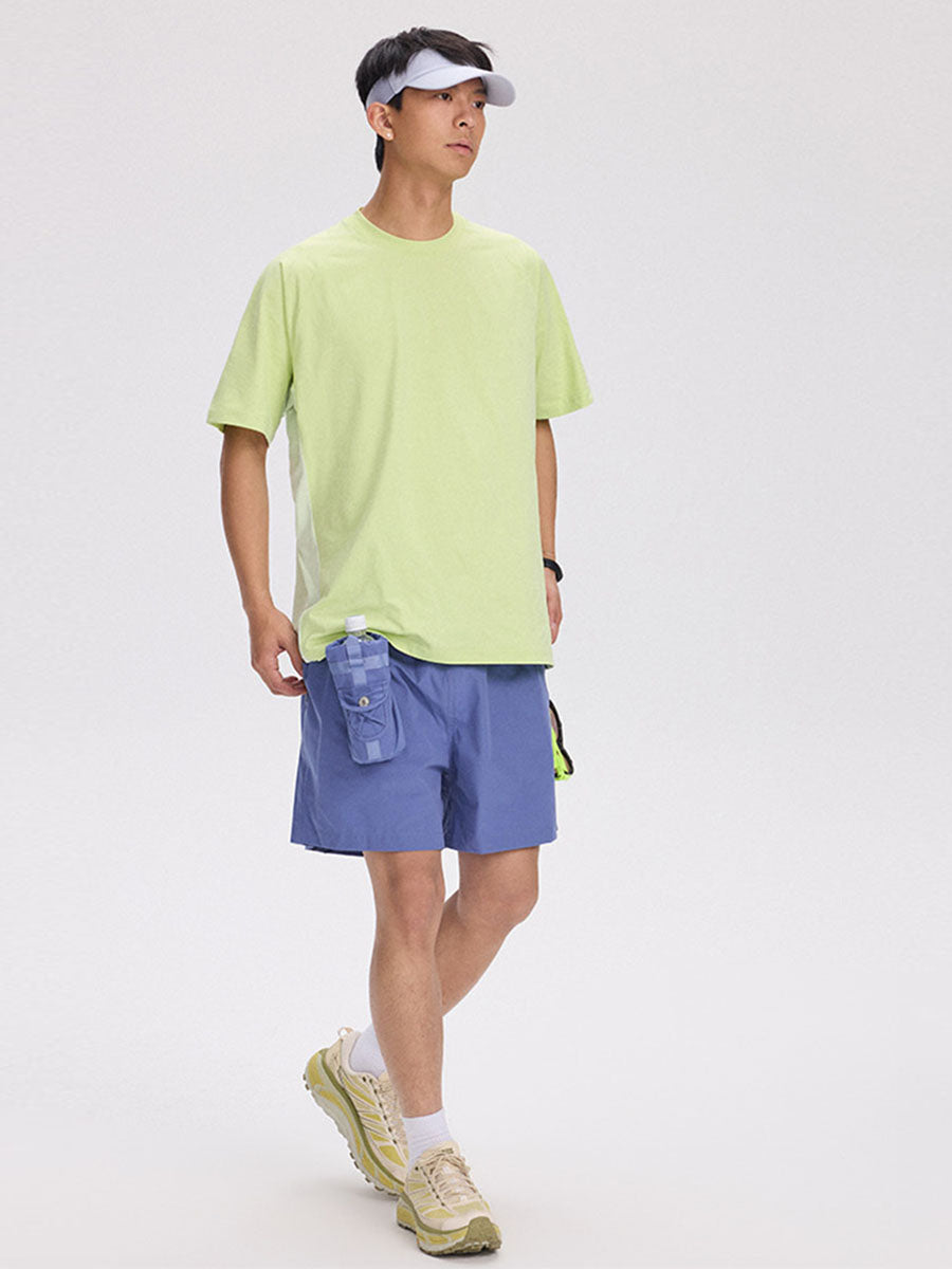 Lightweight Mesh Panel Quick-Dry T-Shirt