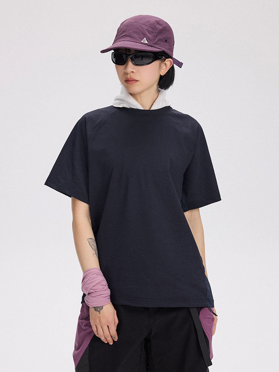 Lightweight Mesh Panel Quick-Dry T-Shirt