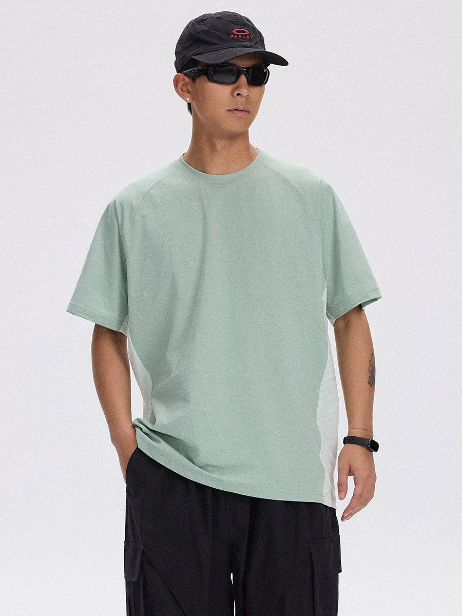 Lightweight Mesh Panel Quick-Dry T-Shirt