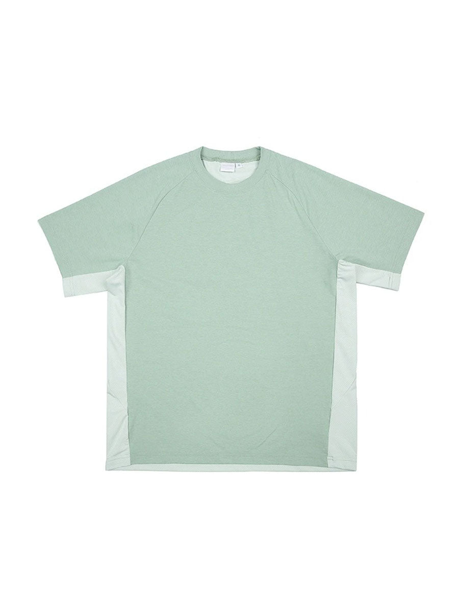 Lightweight Mesh Panel Quick-Dry T-Shirt