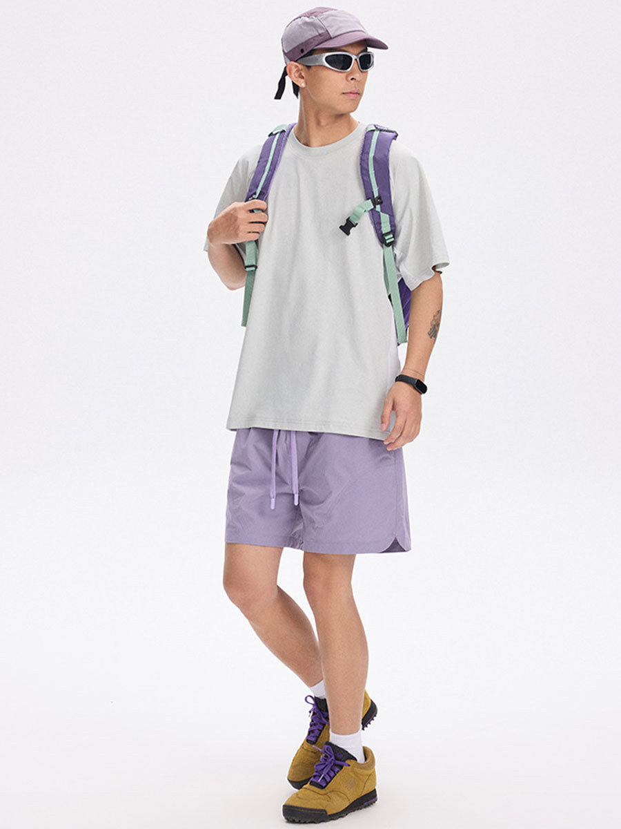 Lightweight Mesh Panel Quick-Dry T-Shirt