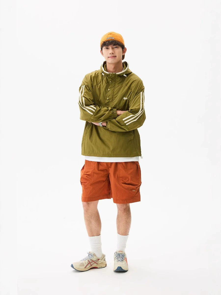 Colorblock Lightweight Hooded Sun Protection Jacket