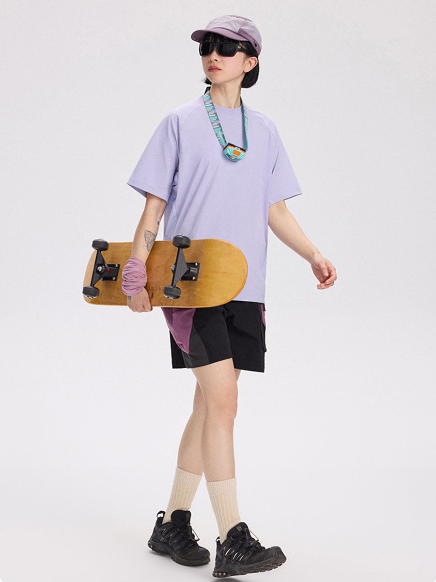 Lightweight Mesh Panel Quick-Dry T-Shirt