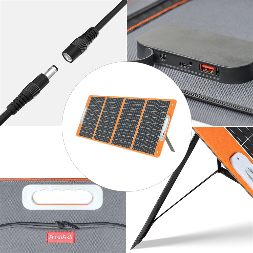 FlashFish TSP100 Foldable Solar Panel | 100W/18V