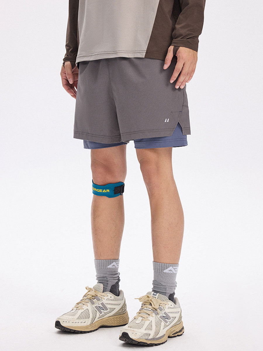 Double-Layer Quick-Dry Athletic Shorts with Inner Liner