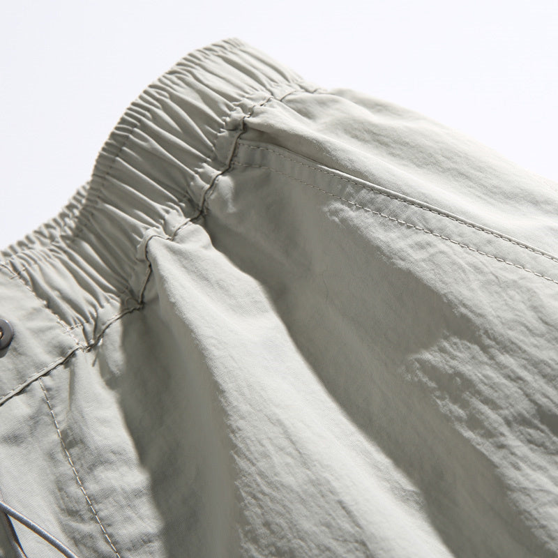 Solid Color Outdoor Loose-Fit Casual Pants