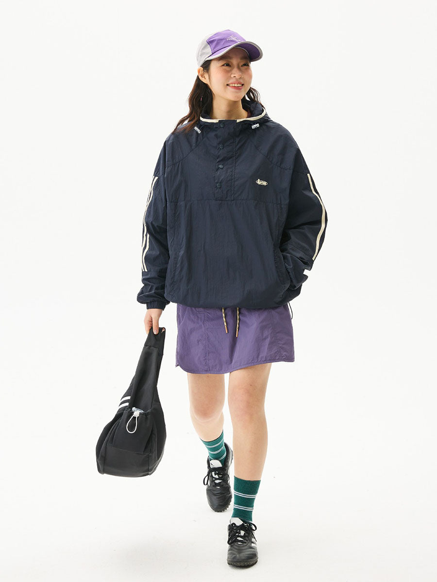 Colorblock Lightweight Hooded Sun Protection Jacket