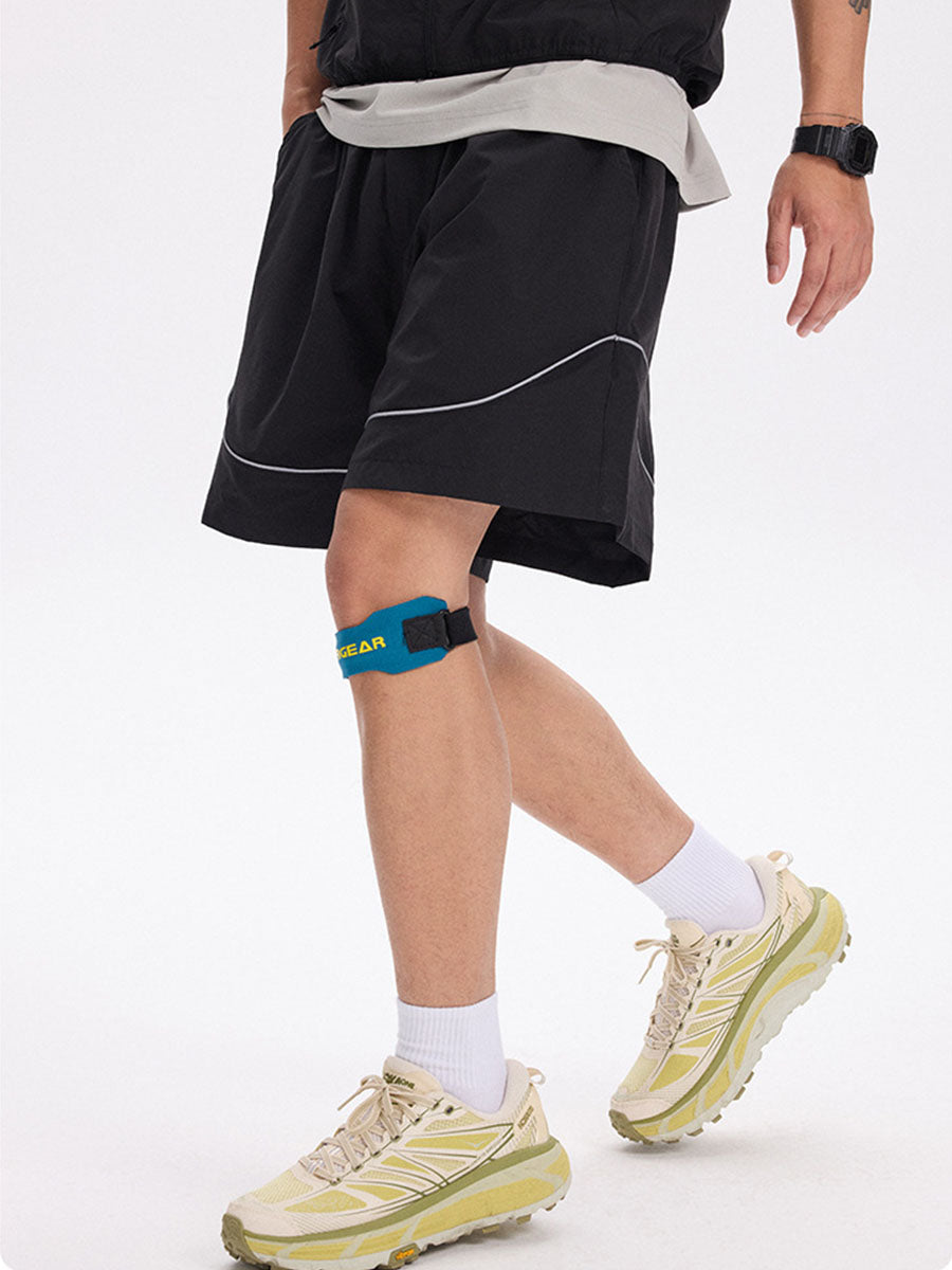 Reflective Trim Quick-Dry Athletic Shorts