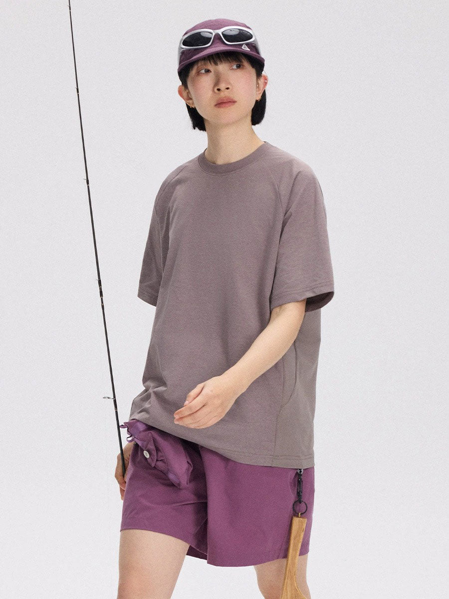 Lightweight Mesh Panel Quick-Dry T-Shirt