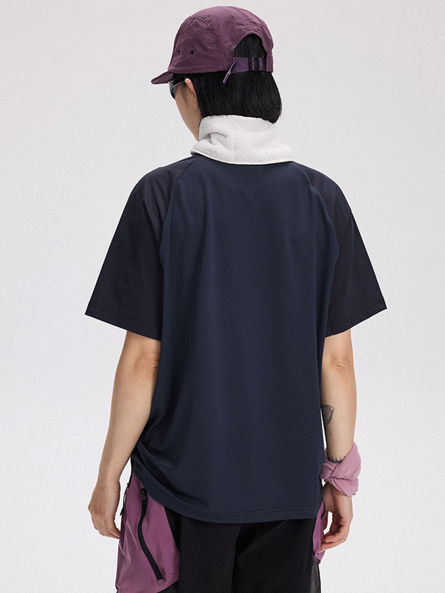 Lightweight Mesh Panel Quick-Dry T-Shirt