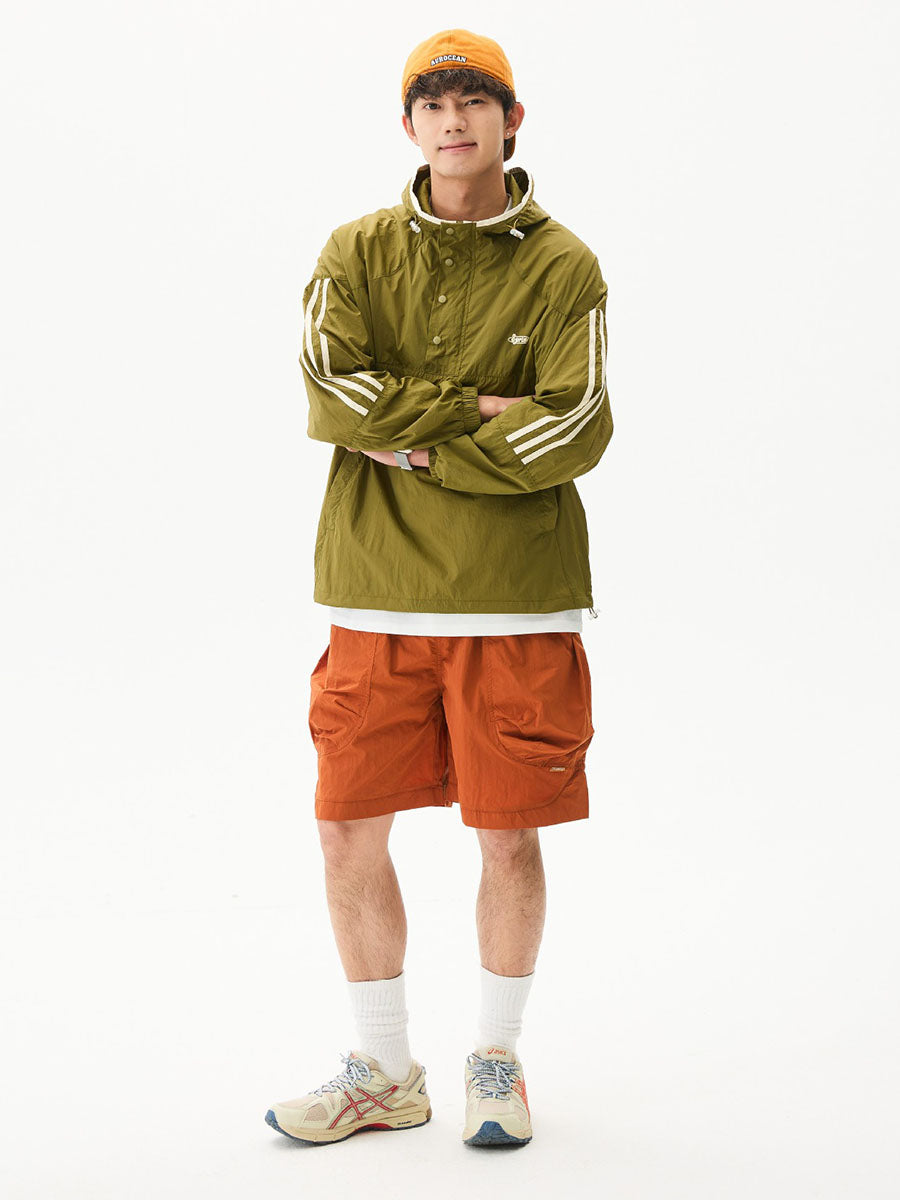 Colorblock Lightweight Hooded Sun Protection Jacket