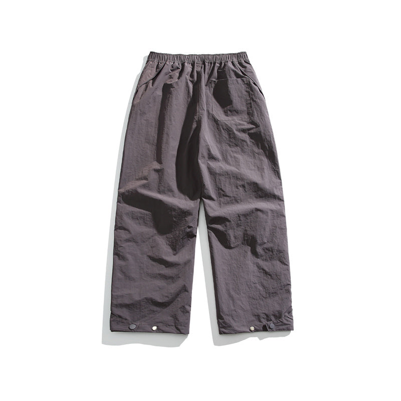Solid Color Outdoor Loose-Fit Casual Pants