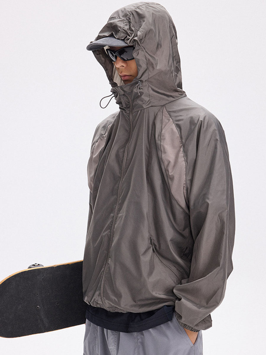 Lightweight Cooling Hooded Jacket with UV Protection