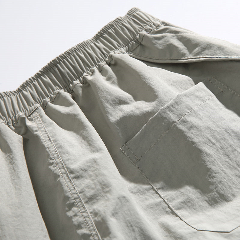 Solid Color Outdoor Loose-Fit Casual Pants