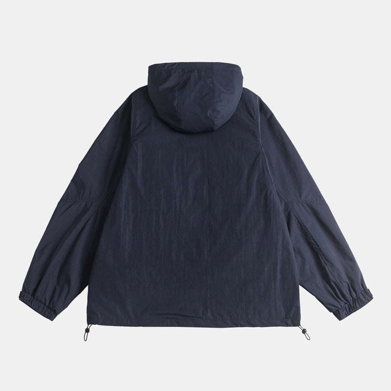 Loose Hood Zipper Outdoor Windproof Jacket