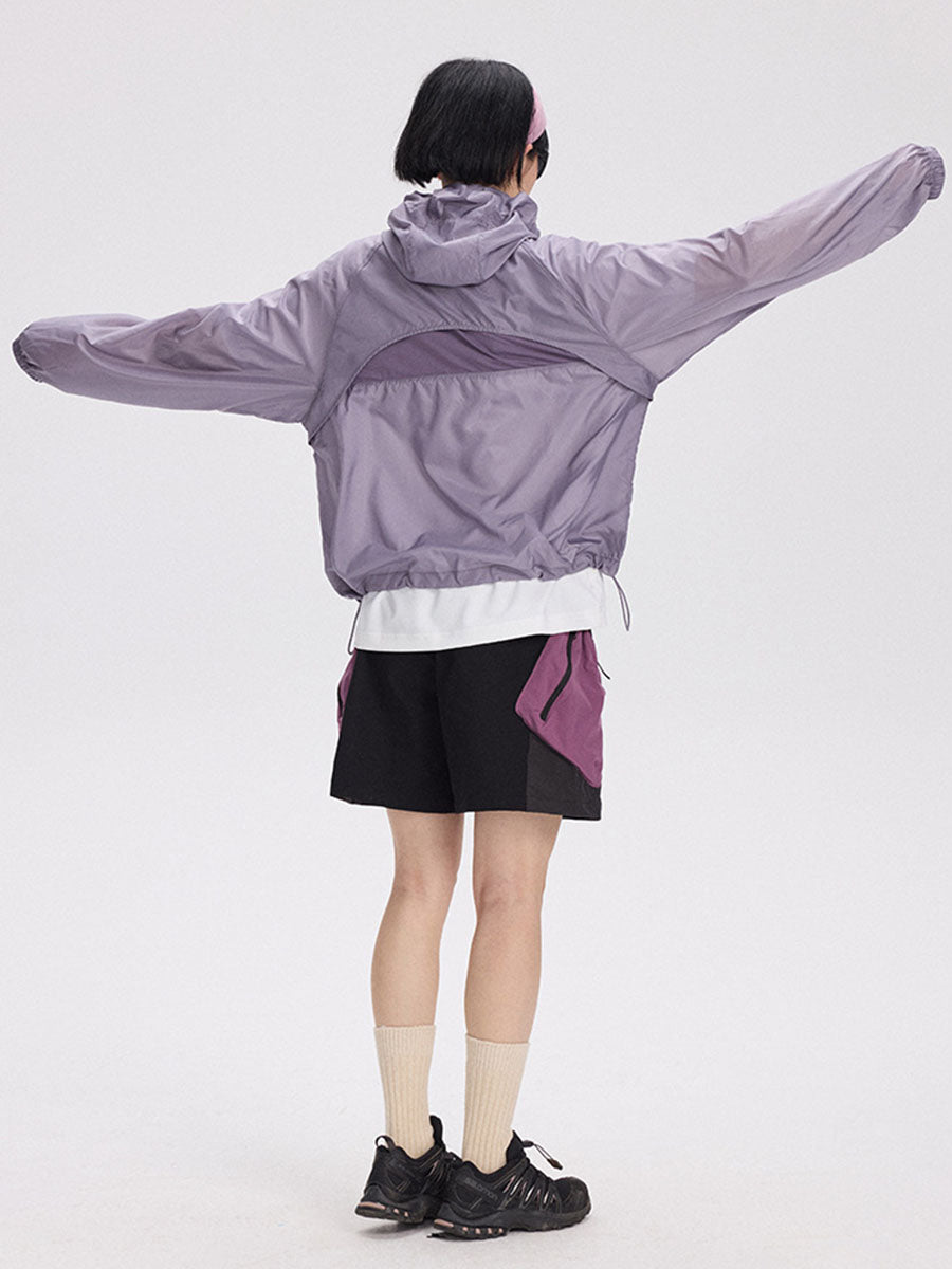 Lightweight Cooling Hooded Jacket with UV Protection