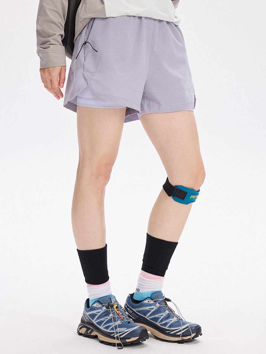 Double-Layer Quick-Dry Athletic Shorts with Inner Liner