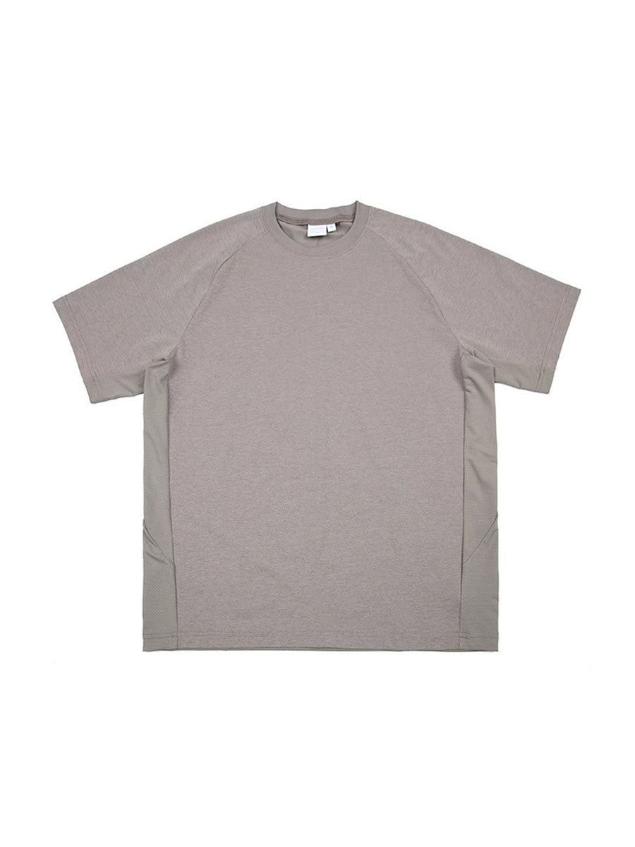 Lightweight Mesh Panel Quick-Dry T-Shirt