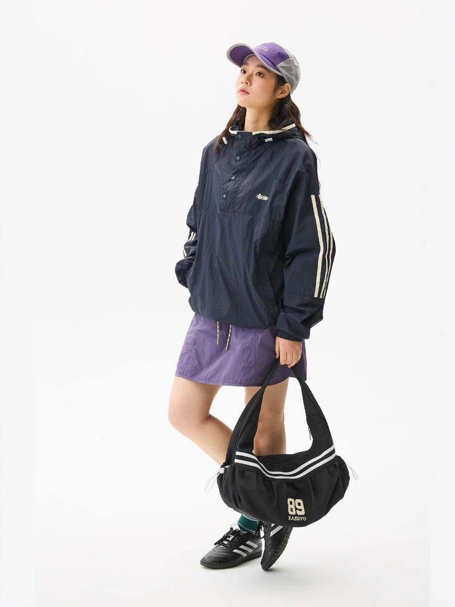 Colorblock Lightweight Hooded Sun Protection Jacket