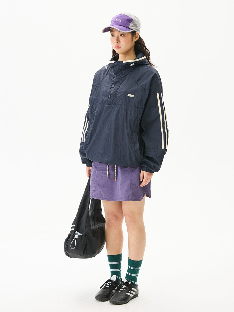 Colorblock Lightweight Hooded Sun Protection Jacket