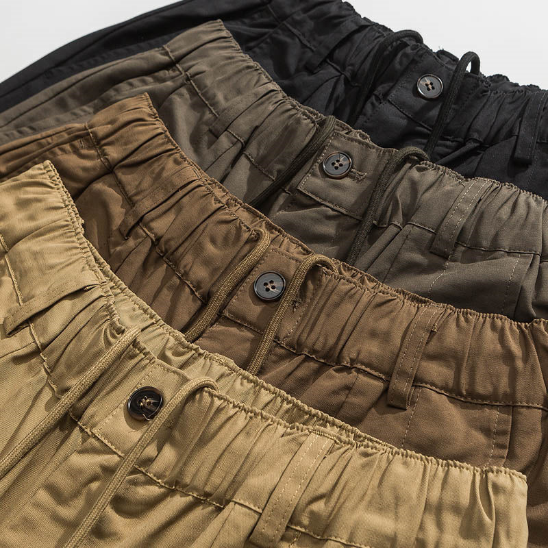 Outdoor Casual Loose-Fit Paratrooper Pants