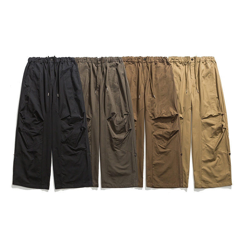 Outdoor Casual Loose-Fit Paratrooper Pants