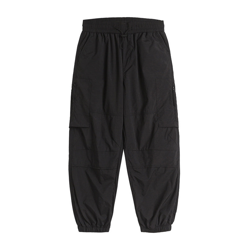 Outdoor Loose-Fit Cargo Pants with Jogger Cuffs