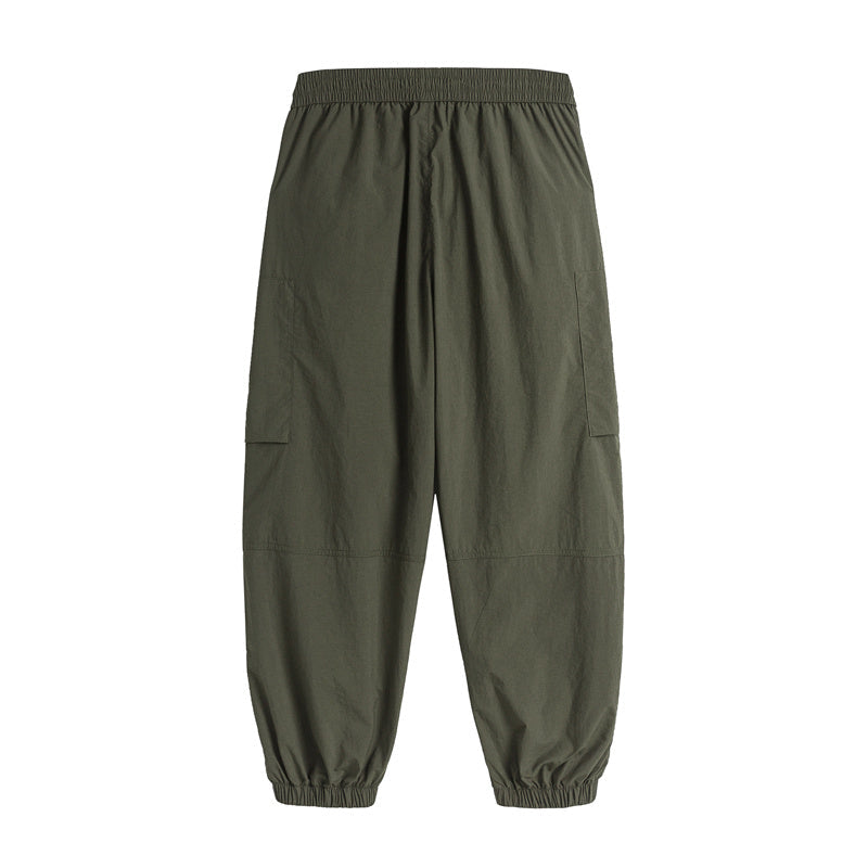 Outdoor Loose-Fit Cargo Pants with Jogger Cuffs