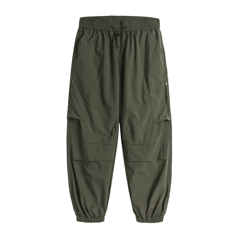 Outdoor Loose-Fit Cargo Pants with Jogger Cuffs