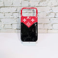 Glamour Accent LV Leather iPhone Case for 17/ Pro / Pro Max / Air