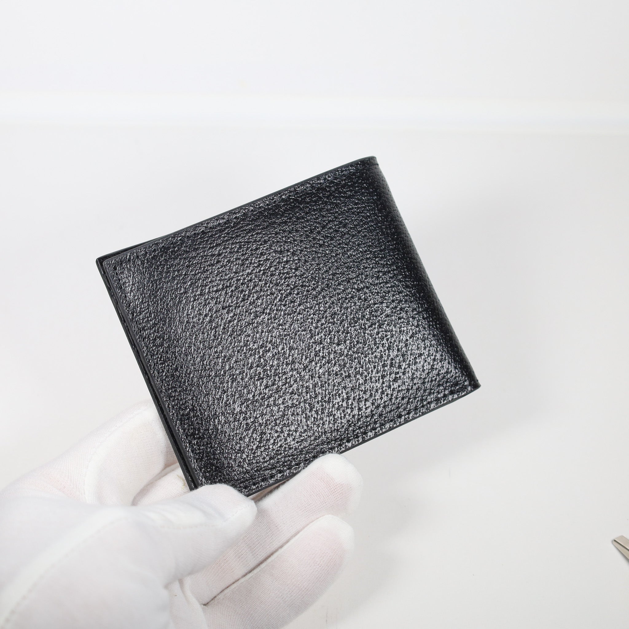 Black Leather GG Wallet