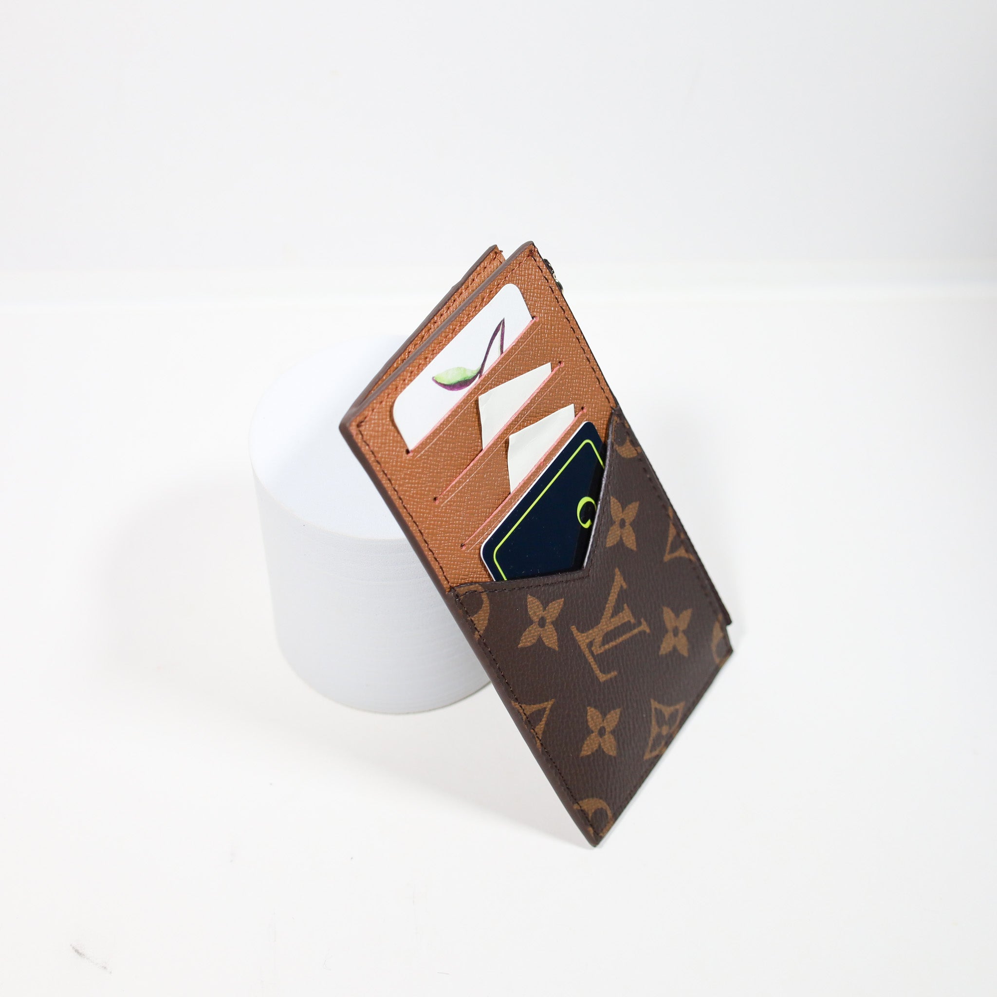 Louis Vuitton Monogram Card Holder Zipper Wallet