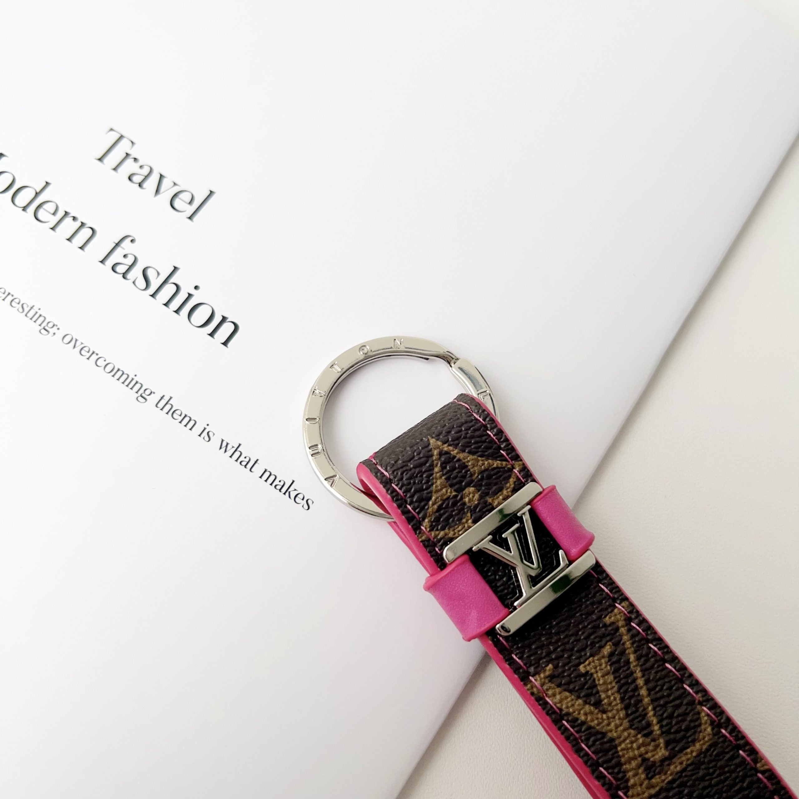 LV Dragonne Key Holder Monogram