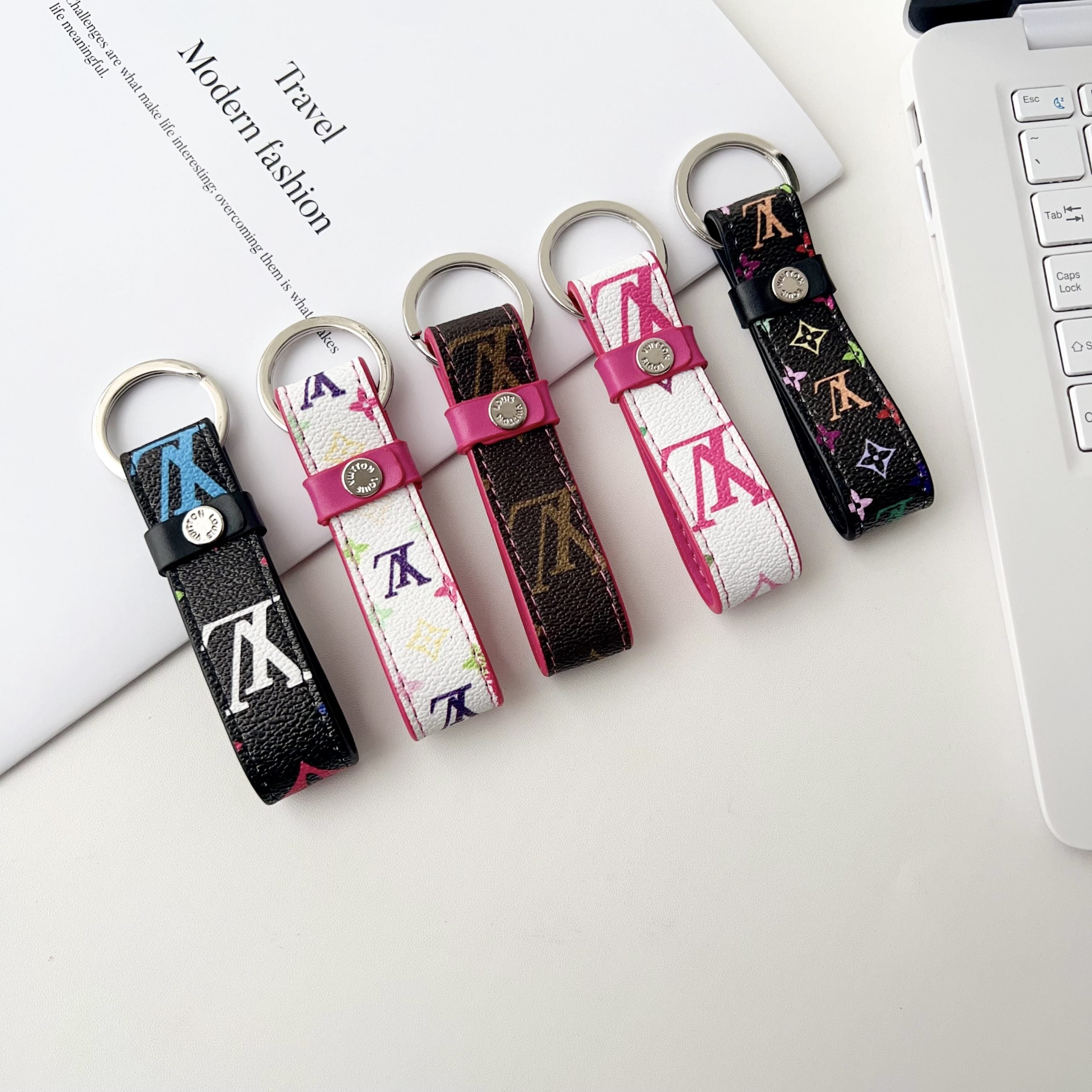 LV Dragonne Key Holder Monogram