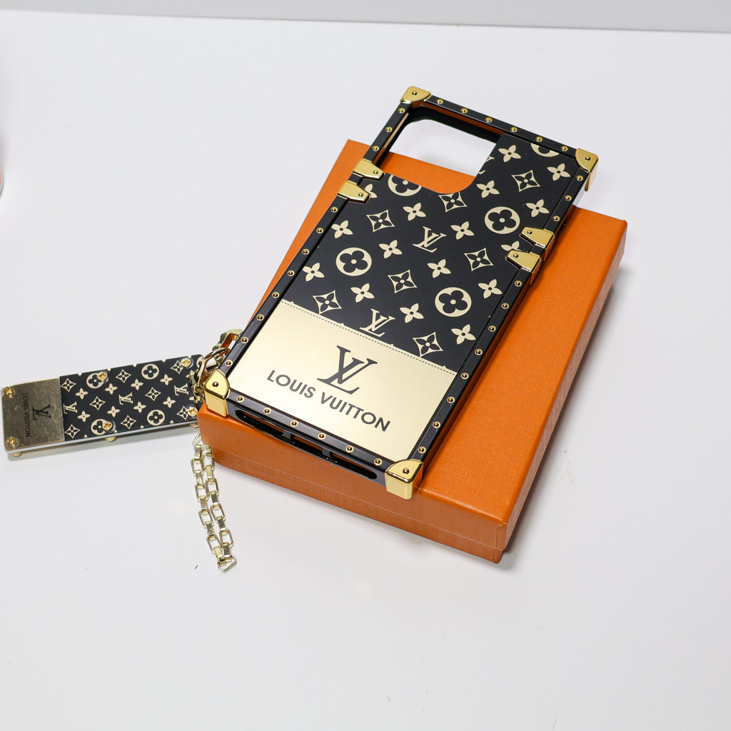 Reverse Monogram LV Eye Trunk iPhone Case