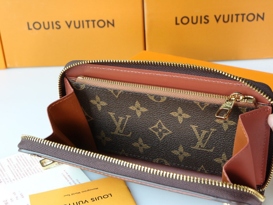 LV Monogram Wallet With Zipper