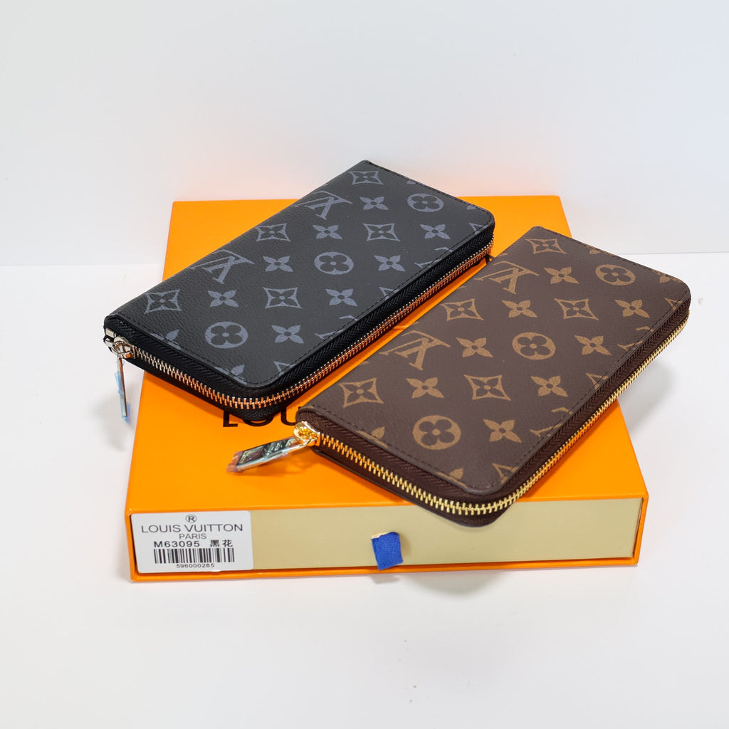 LV Monogram Long Wallet Zipper Closure