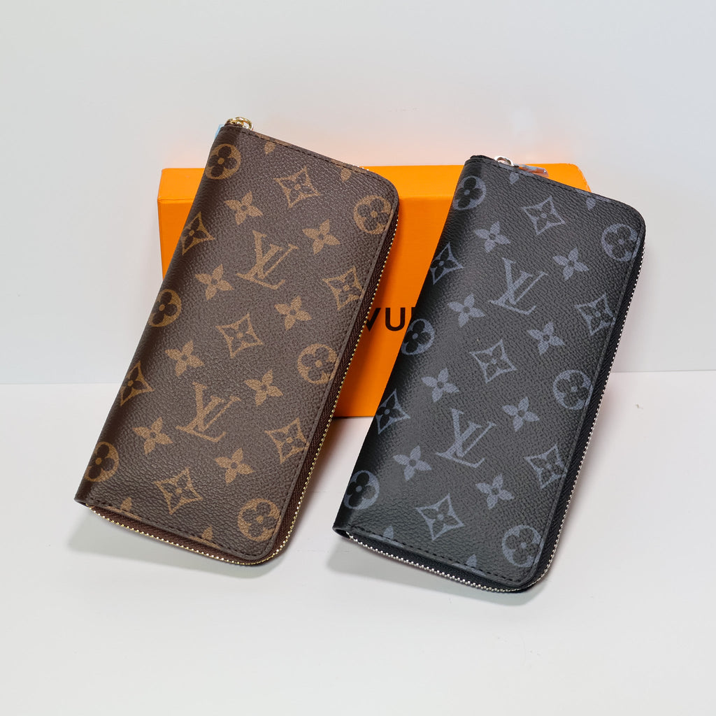 LV Monogram Long Wallet Zipper Closure