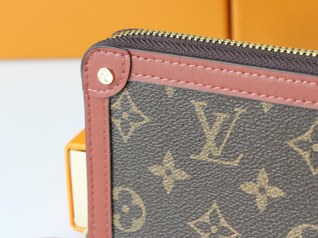 LV Monogram Wallet With Zipper
