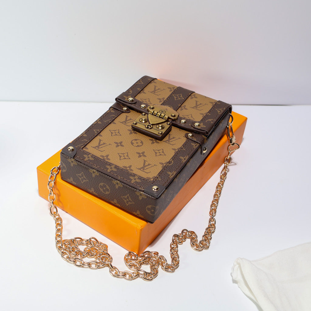 LV Vertical Trunk Pochette Crossbody Bag